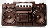 PNG Ghetto blaster electronics stereo white background. AI generated Image by rawpixel.