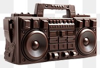 PNG Ghetto blaster stereo white background electronics. 