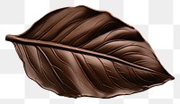 PNG Leaf chocolate plant food. AI generated Image by rawpixel.