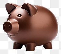 PNG Piggy bank mammal animal white background. AI generated Image by rawpixel.