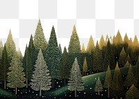 PNG Chrsitmas trees nature christmas outdoors. AI generated Image by rawpixel.