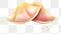 PNG Fortune cookie food white background invertebrate. AI generated Image by rawpixel.