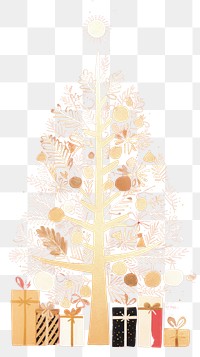 PNG Christmas pattern tree pink. AI generated Image by rawpixel.