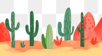 PNG Group of cactus backgrounds plant tranquility. 