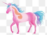 PNG Full body unicorn art painting drawing. AI generated Image by rawpixel.