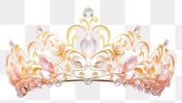 PNG Tiara jewelry gold celebration. AI generated Image by rawpixel.