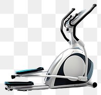 PNG  Elliptical trainer sports gym elliptical trainer. AI generated Image by rawpixel.