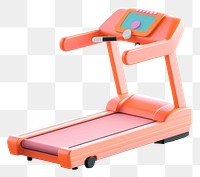 PNG  Treadmill white background technology equipment. AI generated Image by rawpixel.