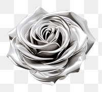 PNG  A rose jewelry flower silver. AI generated Image by rawpixel.