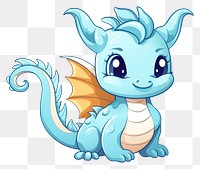 PNG  Chinese dragon cartoon animal cute. AI generated Image by rawpixel.
