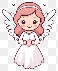 PNG  Angel cartoon cute representation. AI generated Image by rawpixel.