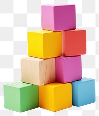 PNG  Baby building blocks toy white background construction. AI generated Image by rawpixel.
