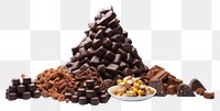 PNG Chocolate treats confectionery dessert food. AI generated Image by rawpixel.