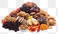 PNG Snacks food meal white background. AI generated Image by rawpixel.