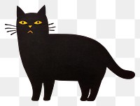 PNG Cat art painting animal. AI generated Image by rawpixel.