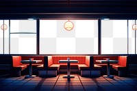 PNG Retro diner building architecture restaurant. AI generated Image by rawpixel.