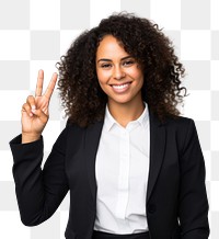 PNG Affrican american businesswoman person female smile. AI generated Image by rawpixel.