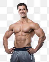 PNG Muscal man fitness sports adult