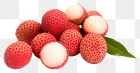 PNG Lychee fruit strawberry plant. AI generated Image by rawpixel.