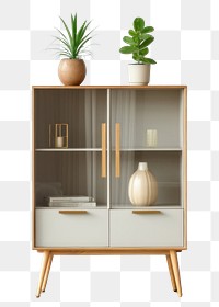 PNG Cabinet clean minimal modern furniture sideboard architecture. AI generated Image by rawpixel.