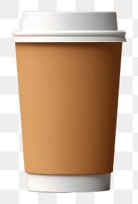 PNG Paper coffee cup latte mug refreshment. AI generated Image by rawpixel.