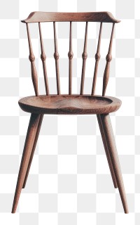PNG Wood chair isolated furniture architecture armchair. AI generated Image by rawpixel.