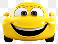 PNG Yellow car vehicle cartoon wheel. 