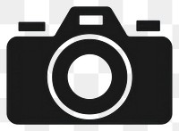 PNG Camera shape black white background. AI generated Image by rawpixel.
