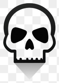 PNG Bone shape black white. AI generated Image by rawpixel.
