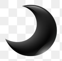 PNG Moon shape black white background. AI generated Image by rawpixel.