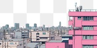 PNG A japanese home city architecture cityscape. AI generated Image by rawpixel.