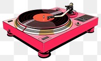 PNG An audio technica turntable white background electronics gramophone. AI generated Image by rawpixel.