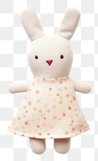 PNG Dear toy plush white. 