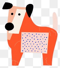 PNG Dog terrier cartoon animal. AI generated Image by rawpixel.