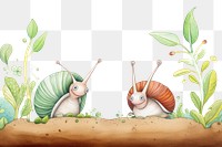 PNG Snails animal invertebrate gastropod. AI generated Image by rawpixel.