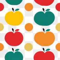 PNG Apple pattern backgrounds abstract. AI generated Image by rawpixel.