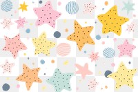 PNG  Star confetti backgrounds creativity. AI generated Image by rawpixel.