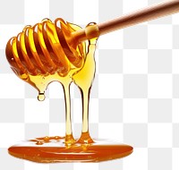 PNG Honey dripping honey white background freshness. AI generated Image by rawpixel.