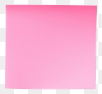 PNG  Pink sticky note paper white background simplicity. AI generated Image by rawpixel.