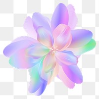 PNG Flower in style of abstract minimalist forms purple petal plant. AI generated Image by rawpixel.