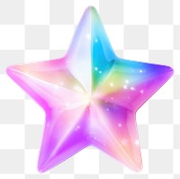 PNG Star symbol illuminated echinoderm
