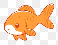 PNG Gold fish goldfish animal underwater. AI generated Image by rawpixel.