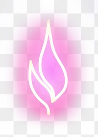 PNG Pastel neon flame light lighting purple. AI generated Image by rawpixel.