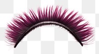 PNG  Eyelashes purple white background accessories. AI generated Image by rawpixel.