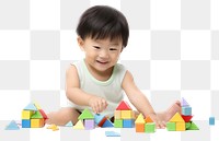 PNG Happy korean kid toy white background construction. AI generated Image by rawpixel.