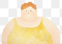 PNG Chubby boy cartoon representation creativity. AI generated Image by rawpixel.