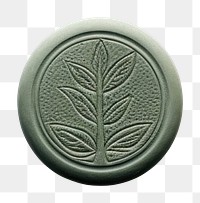 PNG  Seal Wax Stamp botanical locket white background accessories.