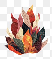 PNG Flower Collage Fire Flame Shaped person tattoo plant.