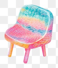 PNG Chair Home decor chair art toothbrush.