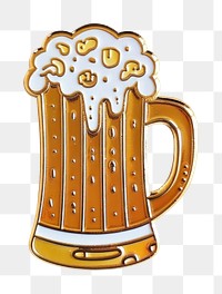 PNG Beer shape pin badge beverage alcohol glass